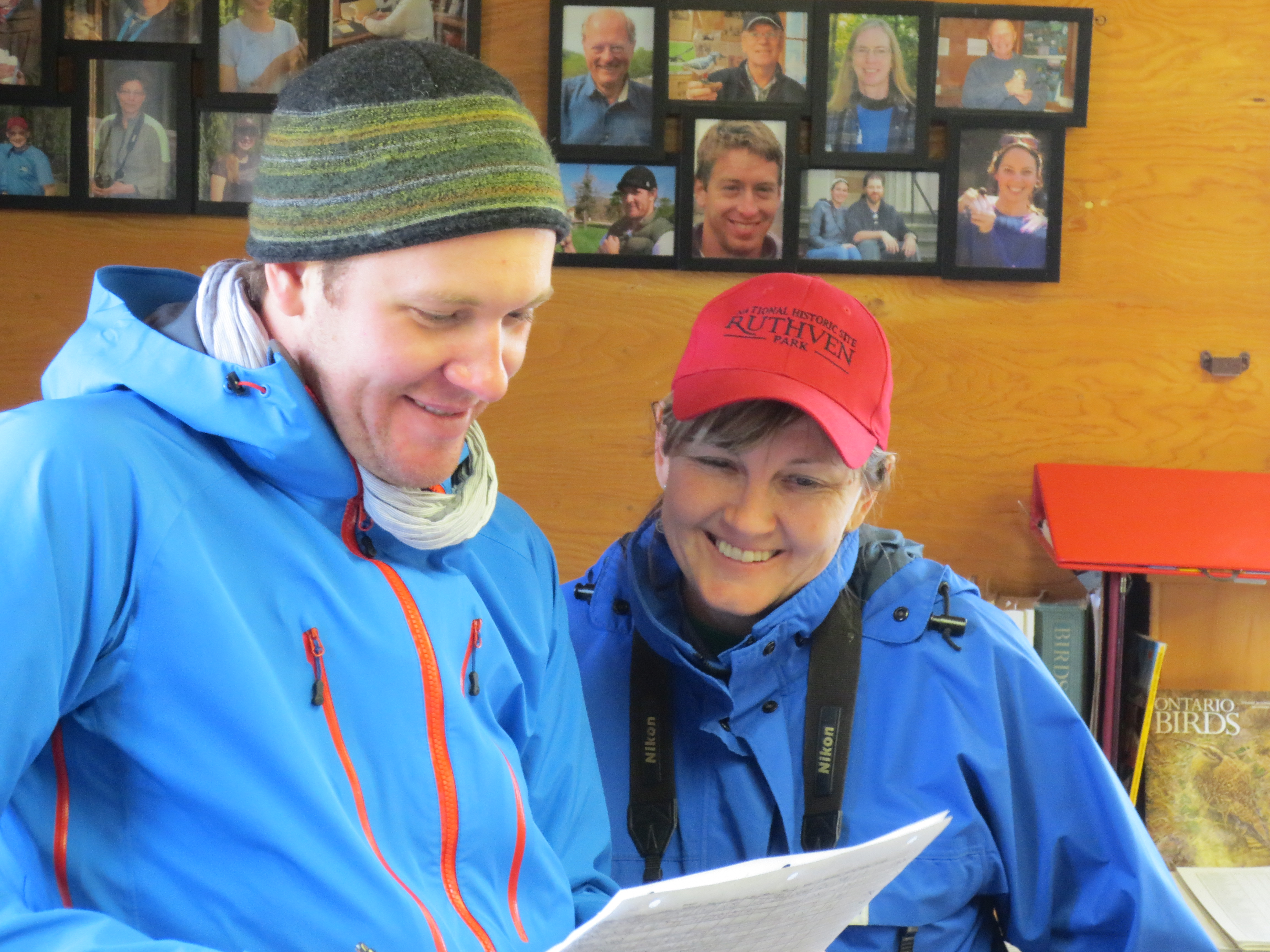 Matt & Nancy hard at work. -J. Fleet