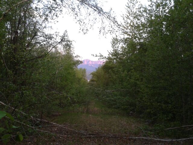 Mountains at dawn -Rick Ludkin