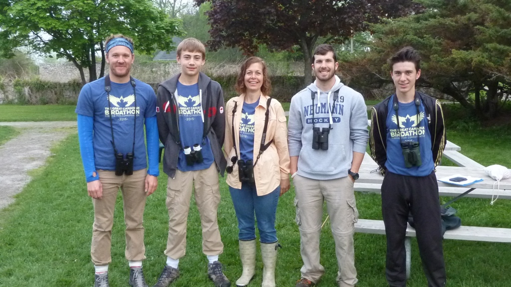 The Ruthven Ringers: from the left, Matt Timpf, Ben Oldfield, Liz Vanderwoude, Sean Power, Giovanni Campanelli.