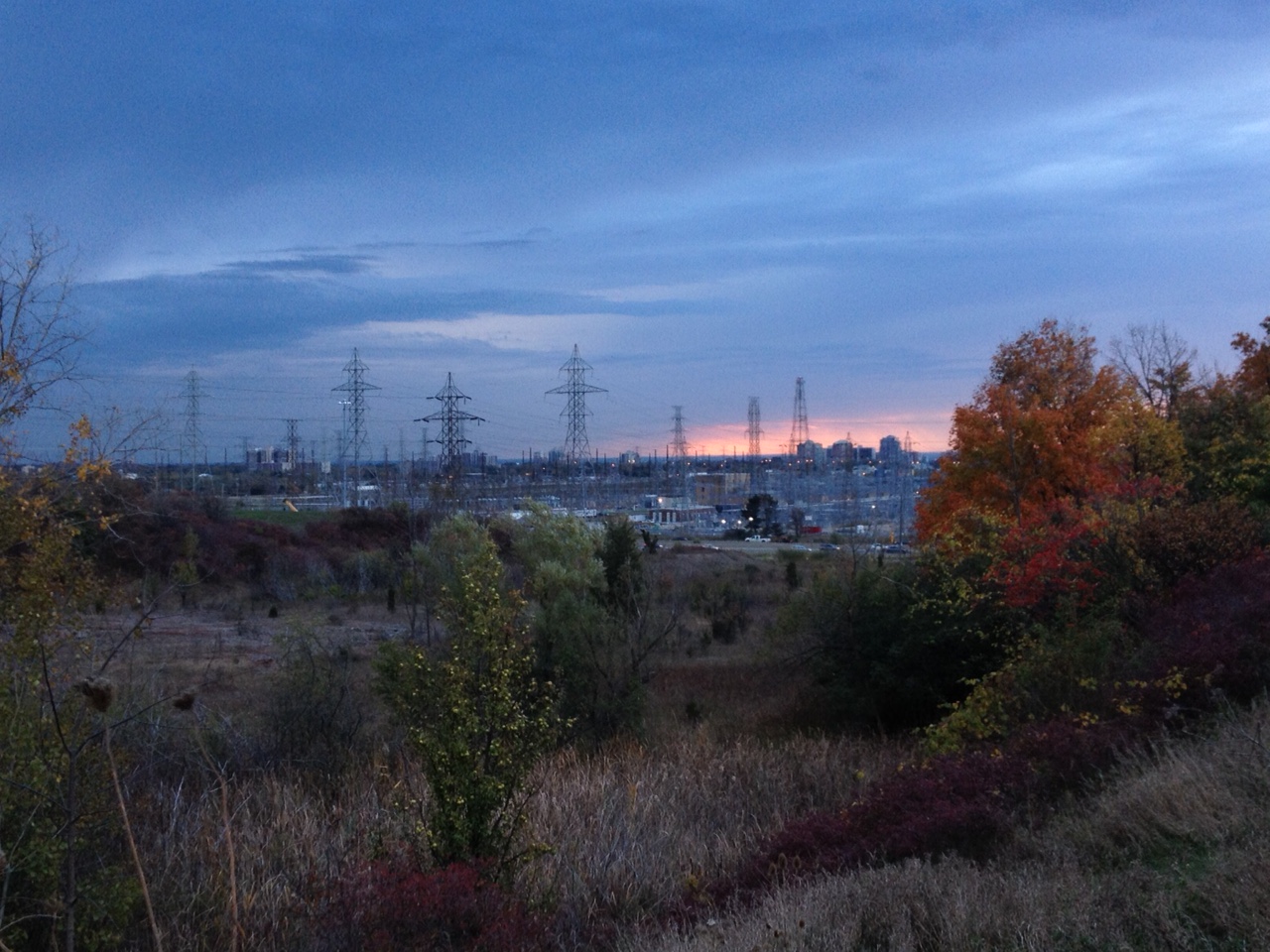 Sunrise over Urbania. -J. Chard